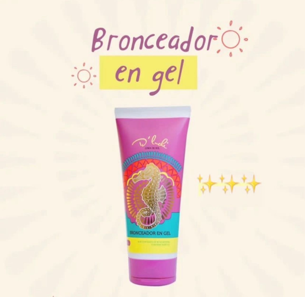 Bronceador en gel D' Luchi